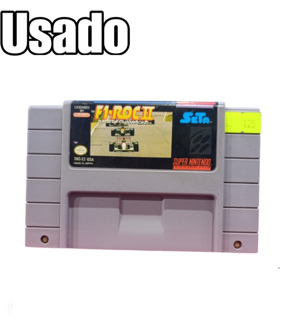 Producto - F1 Roc 2 Race of Champions Fisico Usado Super Nintendo