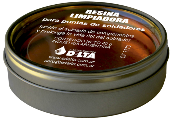 Producto - Resina Limpiadora para puntas de soldadores - Limpiador de Puntas y Desoxidante