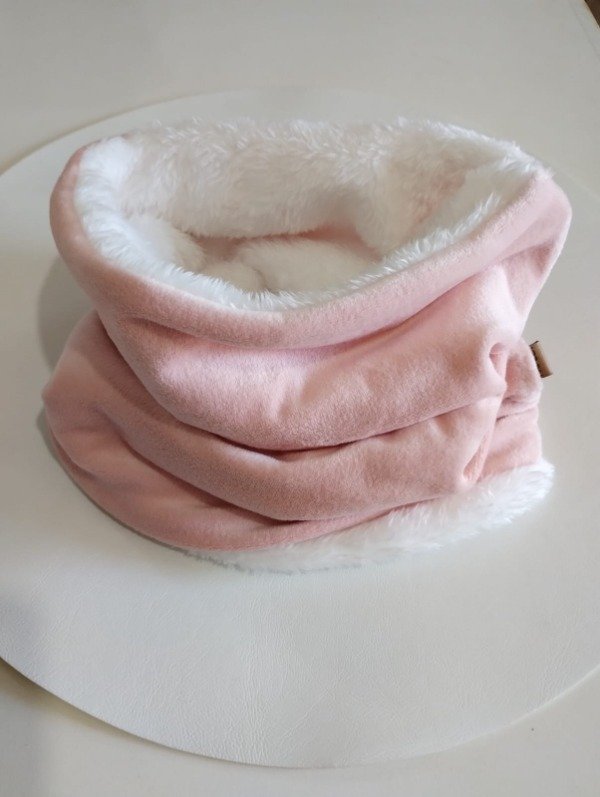 Producto - Cuellito corderito y Plush Rosa Bebe