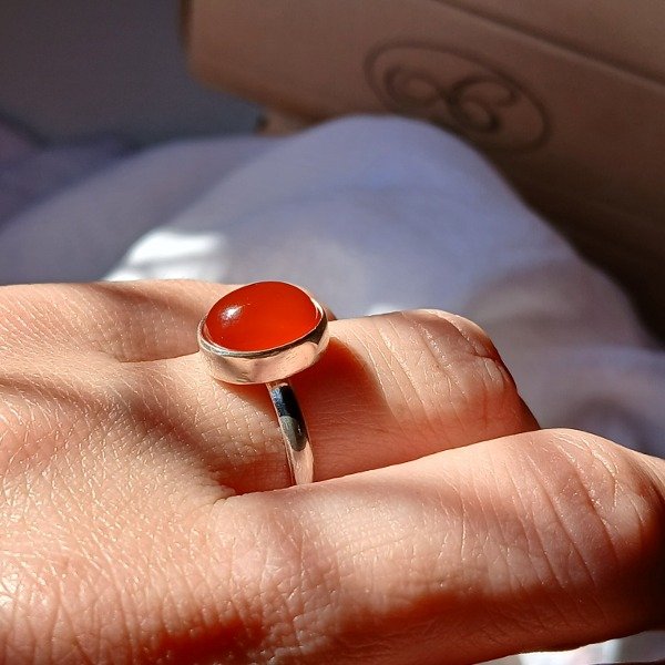 Producto - Anillo cornalina n15