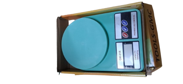 Producto - Balanza de cocina, pesa hasta 10 kg sin bandeja.
