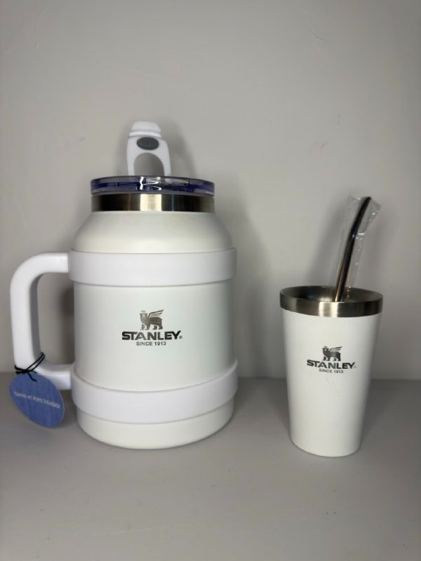 Producto - Kit Tereré de Acero Inoxidable 1,2 L con Vaso y Bombilla