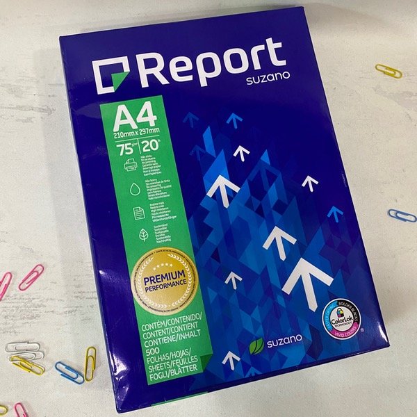 Producto - Resma de hojas A4 Report