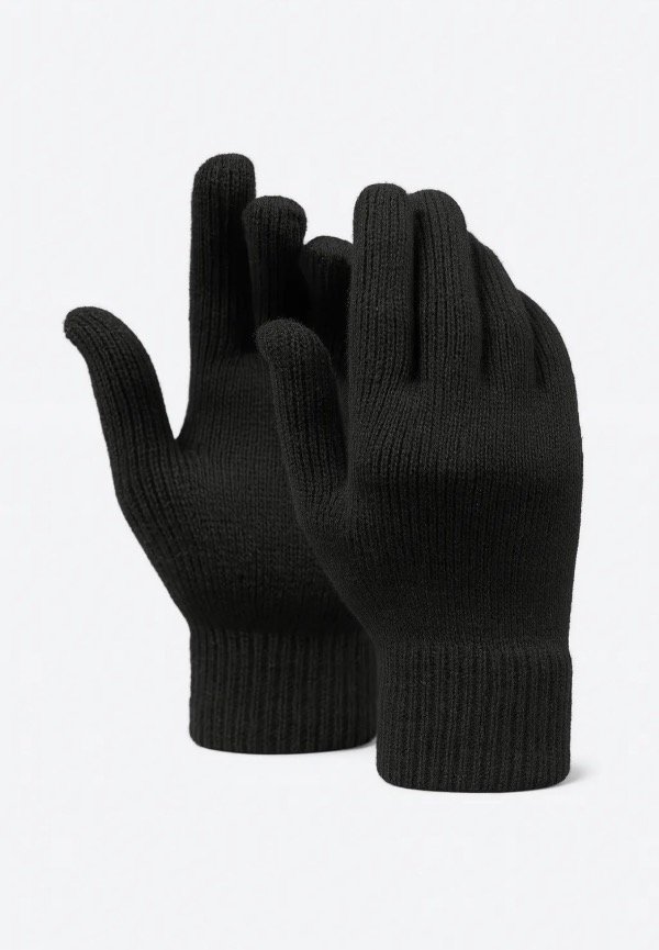 Producto - Guantes negros con dedo táctil unisex