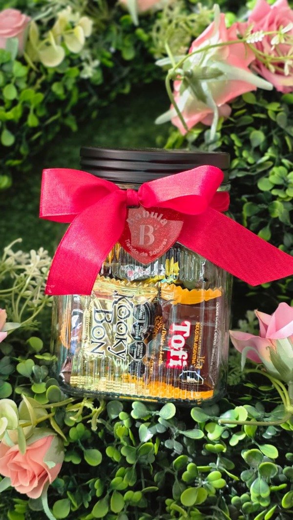 Producto - FRASCO CORAZON CHOCOLATES