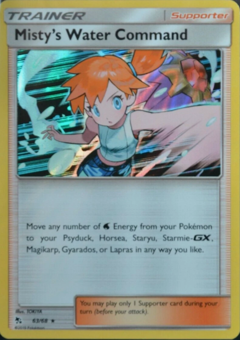 Producto - Misty's Water Command - 63/68 - Hidden Fates - Holo