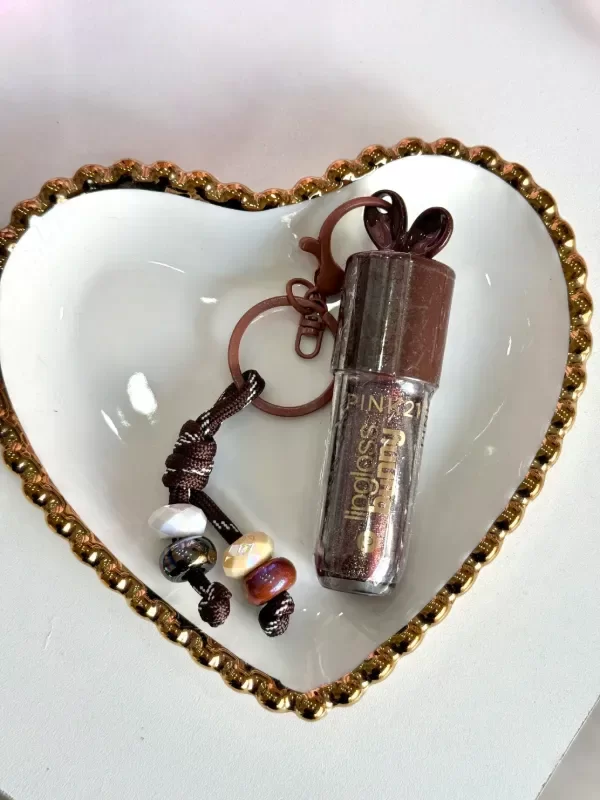 Producto - Lipgloss con charm chocolate pink 21