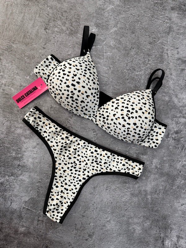 Producto - Conjunto algodón print blanco