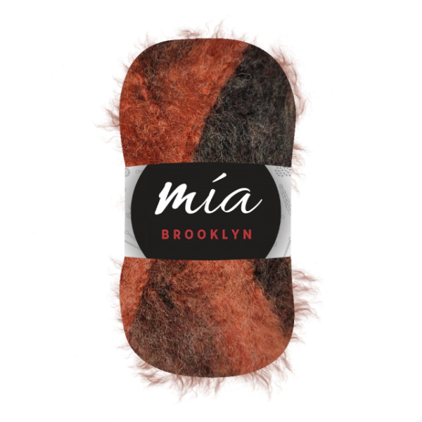 Producto - Lana Semigruesa Mia Brooklyn Ovillo 100g Acrílico Lana Nylon Para Amigurumis
