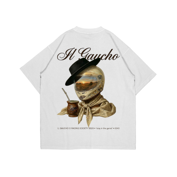 Producto - Remera Over "Il Gaucho" Casco - Mate - 3