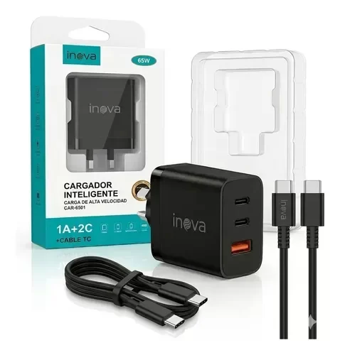 Producto - Cargador 65 W carga rápida