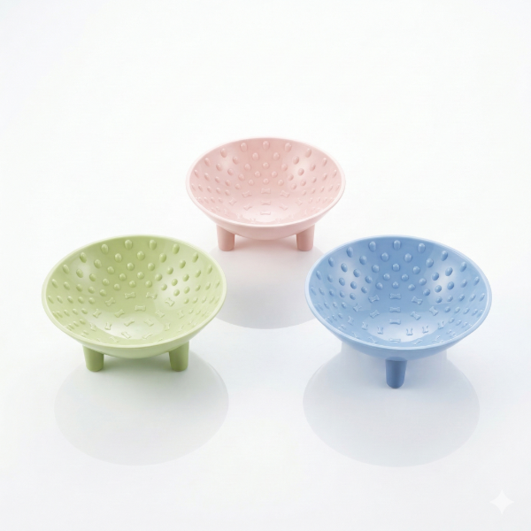 Producto - Comedero Lamedero con Relieves y Patas Nuevo sol