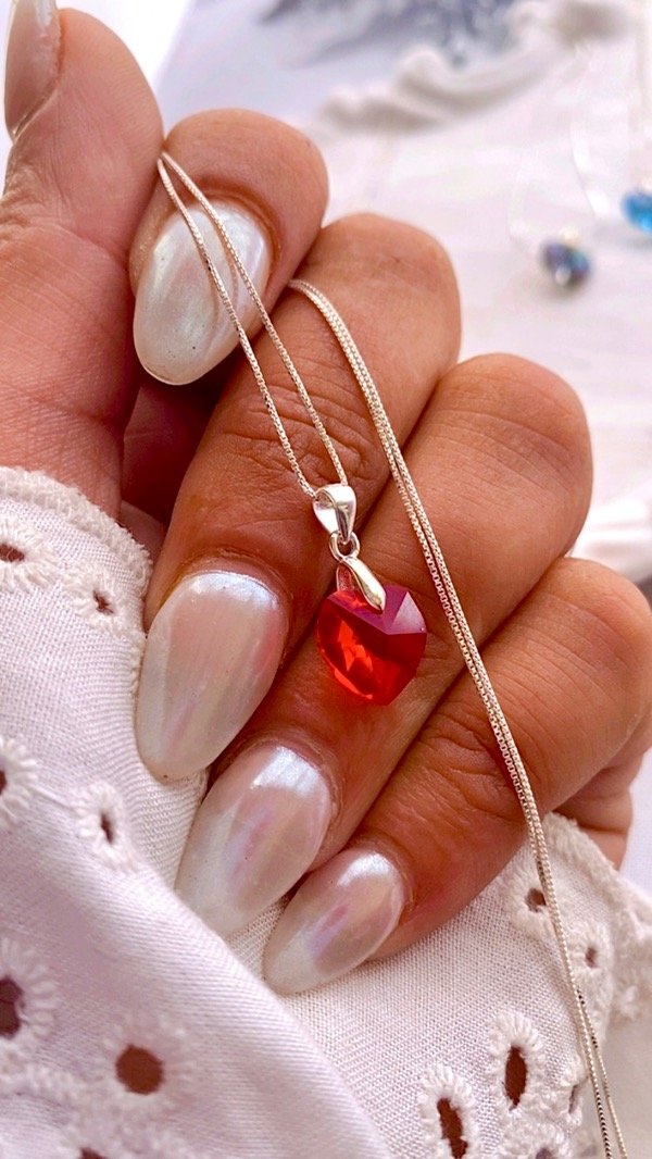 Producto - Collar swarovsky rojo