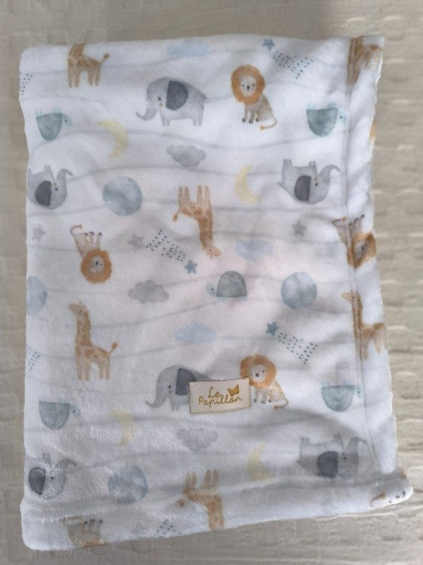 Producto - Manta Polar Animalitos celestes