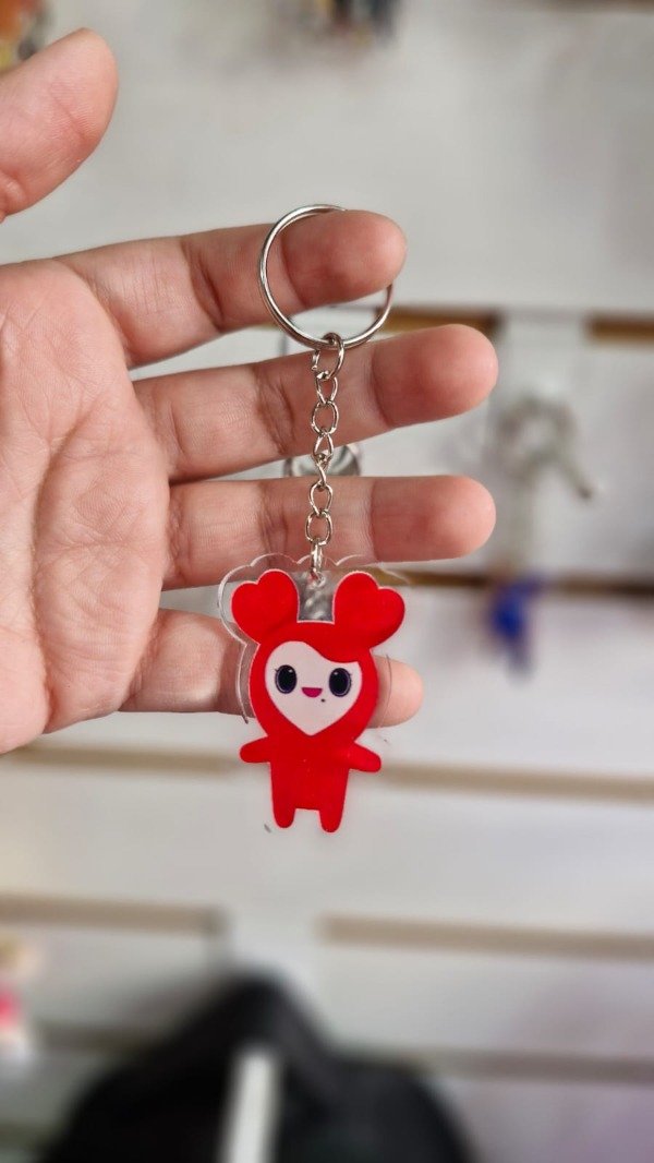 Producto - TWICE - LLAVERO ACRÍLICO LOVELY CHAENGVELY (CHAEYOUNG'S) ROJO