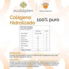 Producto - Colageno Hidrolizado 100xCiento puro Eudaplen Sin Sabor - 1
