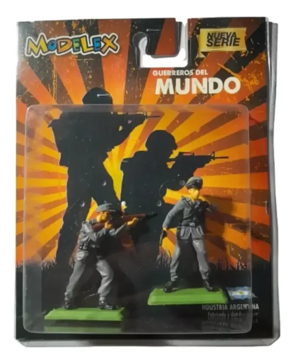 Producto - Fallado!!! Soldadito A Pie De Plastico Blister x 2 Alemanes (46) Modelex - 0