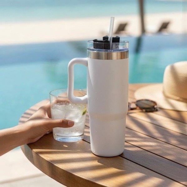 Producto - Vaso Quencher 900ml acero inoxidable liso colores - 5
