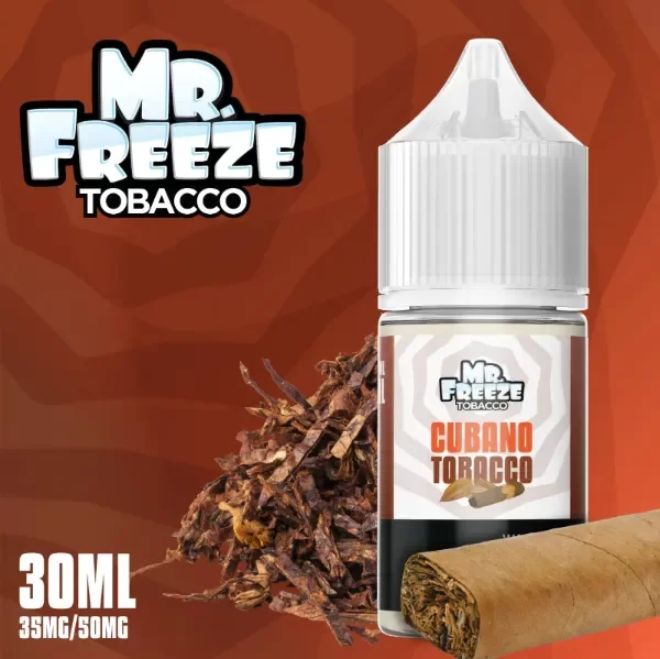 Producto - (NIC SALT LIQ PARA POD) MR FREEZE SALT 35MG - TOBACCO CUBANO