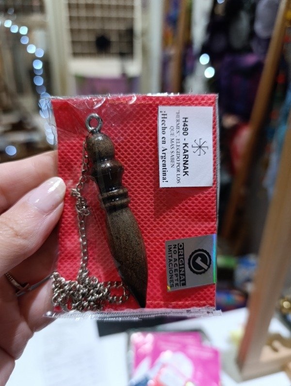Producto - Péndulo madera karnak