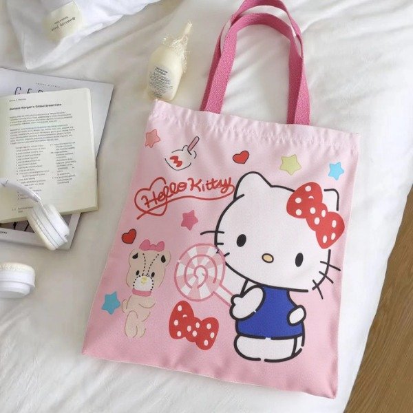 Producto - Tote Bag Lienzo reforzado 34x40 - Hello Kitty 3 - 0