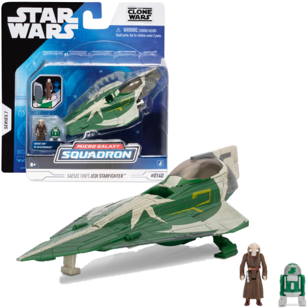 Producto - Star Wars Micro Galaxy Squadron Saesee Tiins Jedi Starfighter