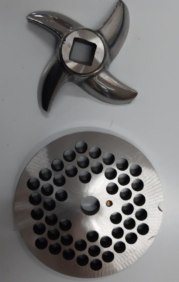Producto - Disco Y Cuchilla Devi Para Picadora N 32 Autoafilable 8mm