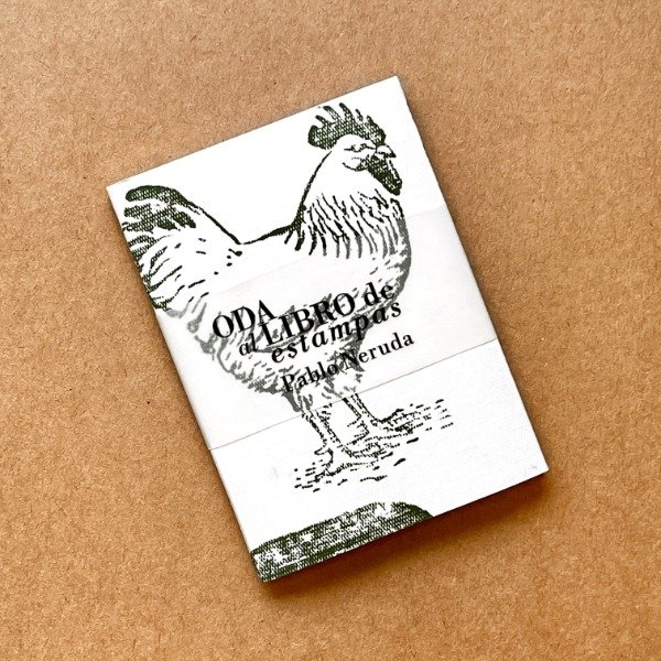Producto - Oda al libro de estamas  - Pablo Neruda por OtrasTintas