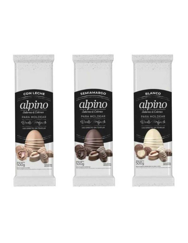 Producto - Tableta de chocolate alpino x500gr con leche