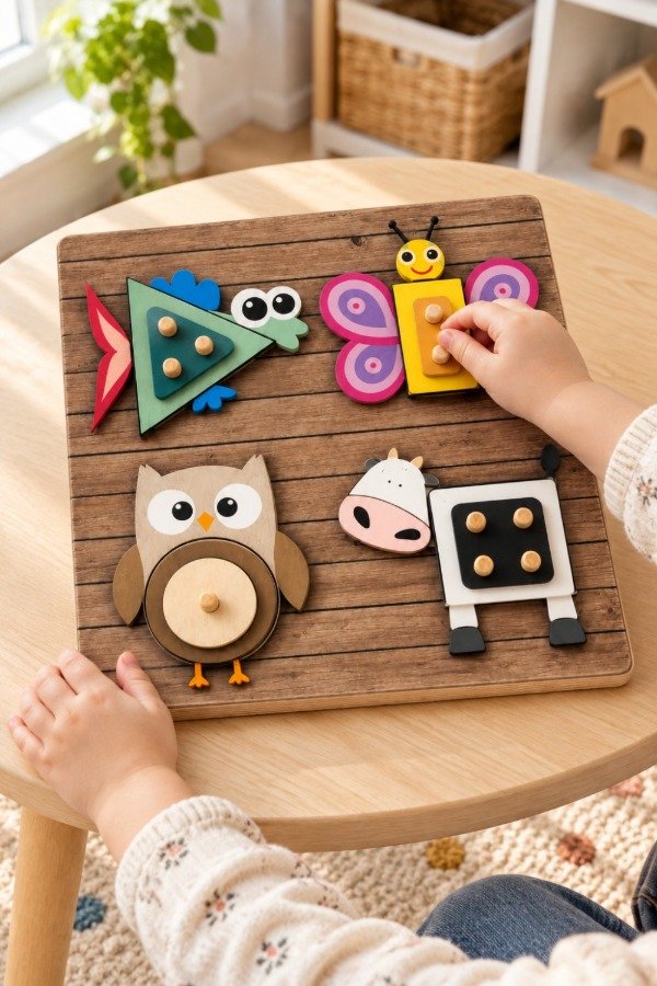 Producto - Juego de encastre de madera animales - 3