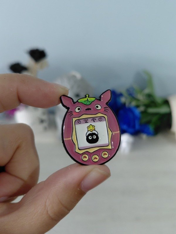 Producto - Pin metalizado - Tamagotchi temático de Studio Ghibli #1437