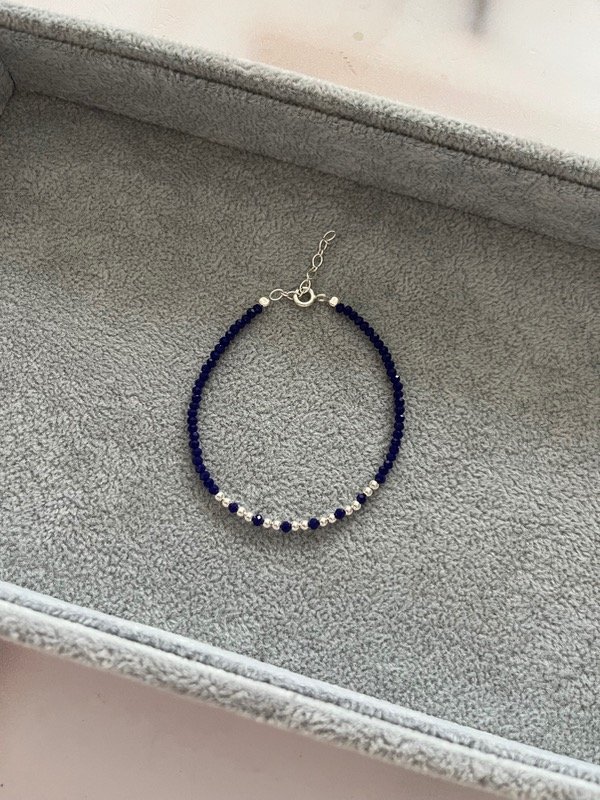 Producto - PULSERA AZUL BOLITAS