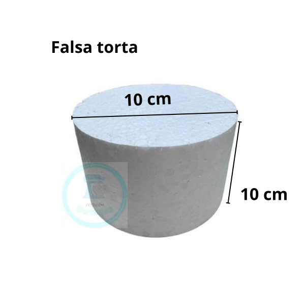 Producto - Piso para Torta Falsa 10 cm - altura 10 cm -
