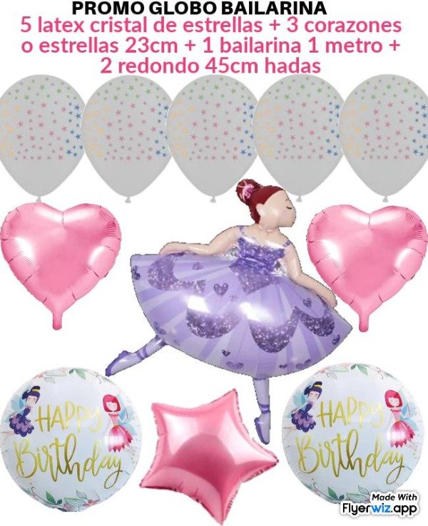 Producto - Promo globo bailarina hada