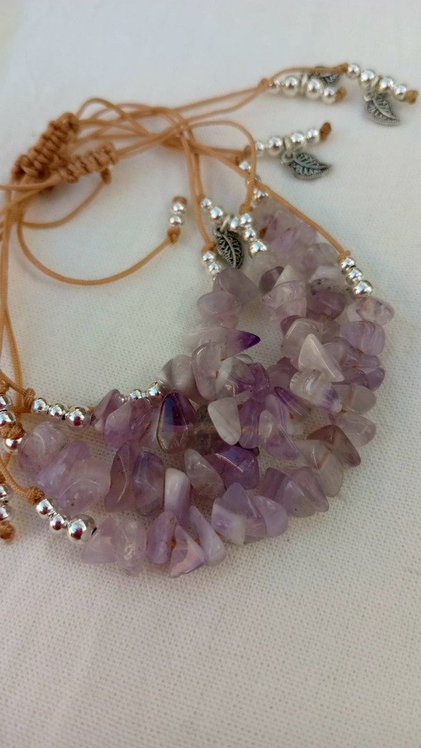 Producto - Tobipulsera Amatista - escallas naturales