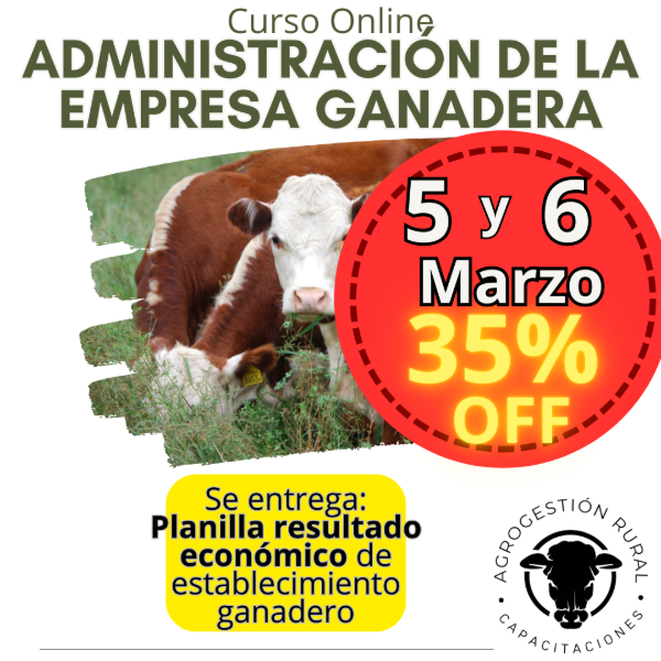Producto - Curso online Administración de la Empresa Ganadera