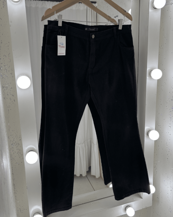 Producto - Jean Recto Negro Liso