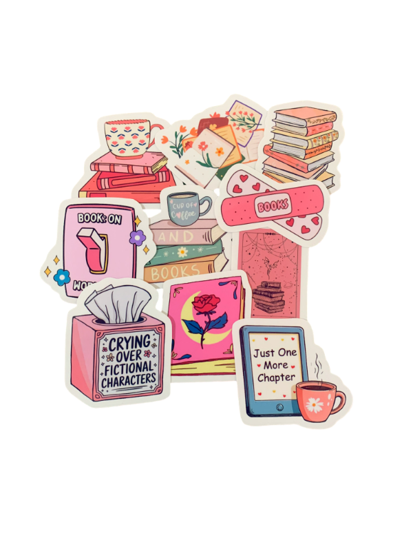 Producto - Stickers Libros x10 Mod 1
