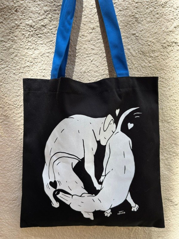 Producto - Tote KÉSELAMOR - blanco azul -
