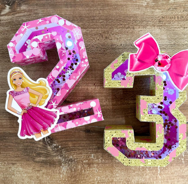 Producto - Letra o numero 3D - 6