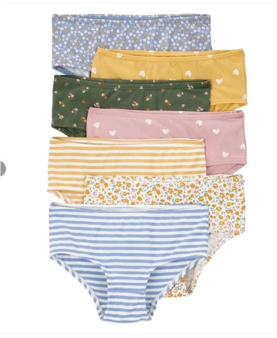 Producto - Pack x7 bombachas CARTERS  4-5 años