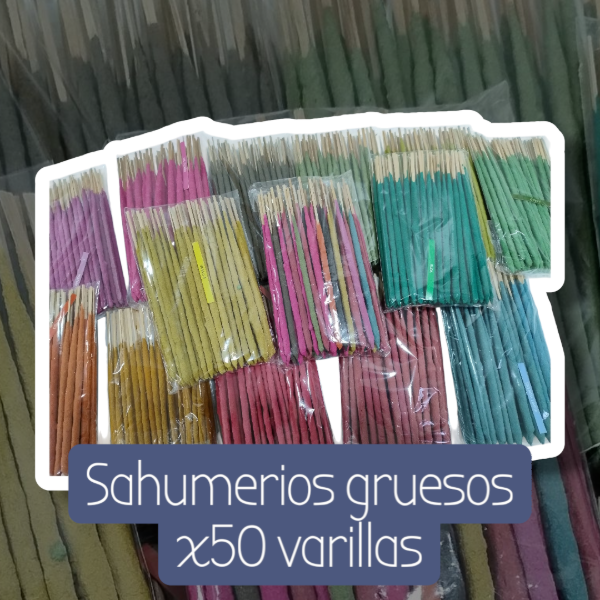 Producto - Sahumerios Empaste Grueso x50