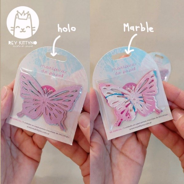 Producto - Mariposas Ed. Especial en papel pack mini