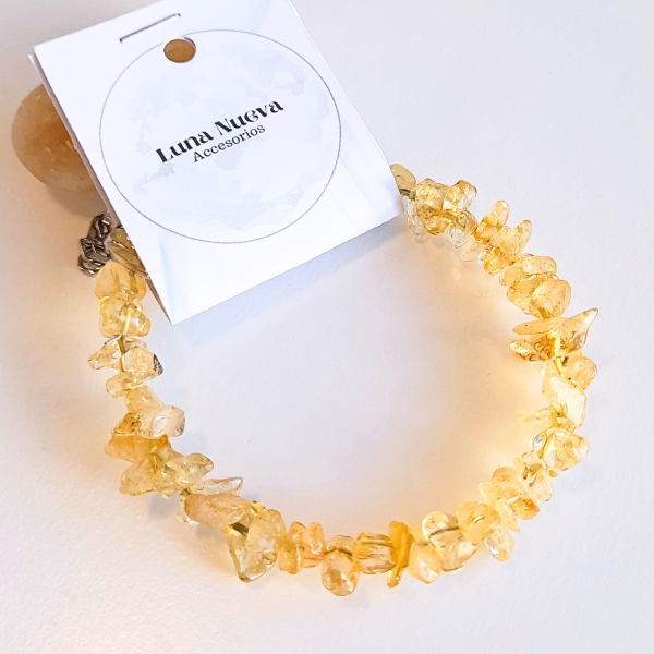 Producto - Pulsera escallas de Cuarzo Citrino