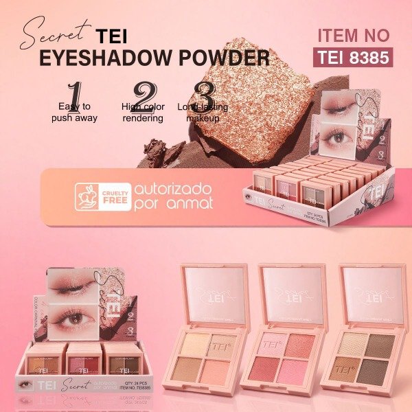 Producto - PALETA DE SOMBRA X4 TONOS  - TEI