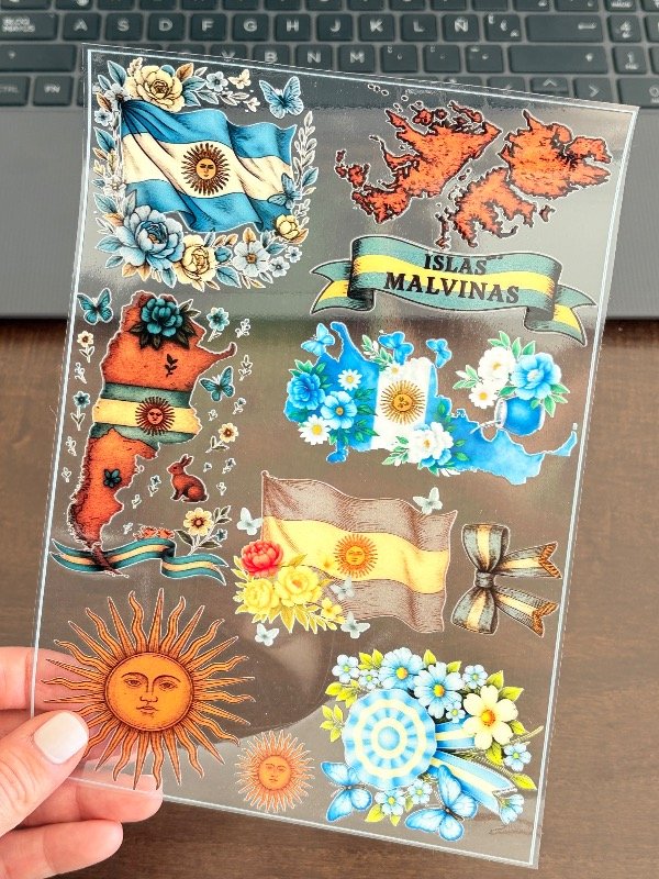 Producto - Stickers Patrios Argentina Linda - 0
