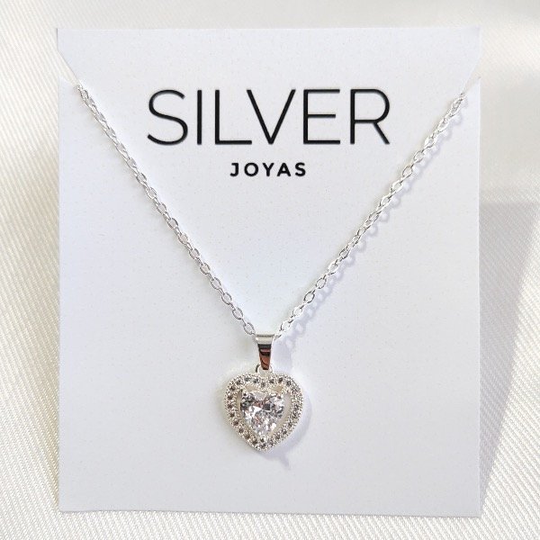 Producto - Collar corazón cubic micropave AB