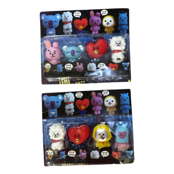 Producto - PACK 2 SET MUÑECO B.T.S 4PCS