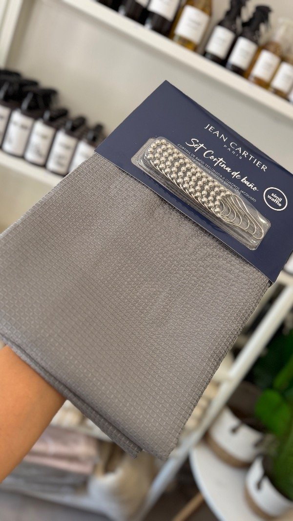 Producto - Cortina Waffle Gris