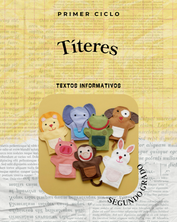Producto - Títeres. Textos Informativos